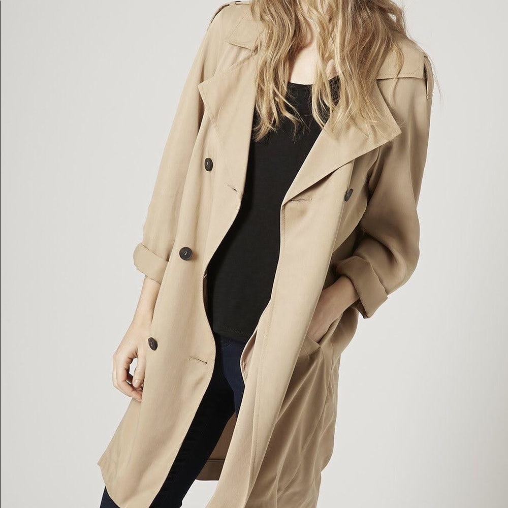 Light Topshop trench perfect for Spring!